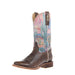Women's Cactita Brown Vamp 11In Cactus Print Top Boot