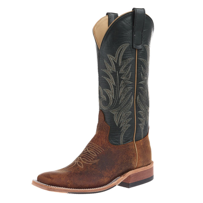 Men's Cognac Capital Deer Vamp 13in Green Top Boot