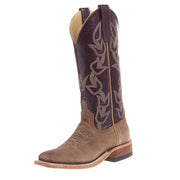 Women's Sand Angry ElK Vamp 13in Permanganate Kidskin Top Boot