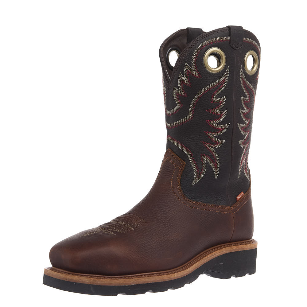 Tecovas Men's LongHaul Brown 11In Top WP Composite Square Toe Work