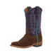 Girl's Snuff Waxy Commander and Purple Nashville Cutter Toe Boot
