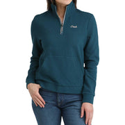 Women's Teal 1/4 Zip Pullover