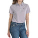Women's Purple Stripe Polo