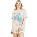 Women's Khaki Bucking Horse Tee Shirt