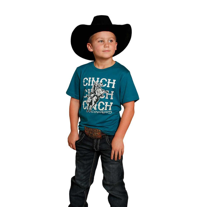 Boy's Teal Short Sleeve Tee Shirt