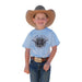 Boy's Blue Steer Head Tee Shirt