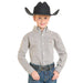 Boy's Ecru Geo Print Shirt