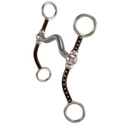 Short Ballhinge Solid Medium Low Port Shank Bit