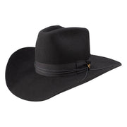 Black Enigma 4in Brim Hat