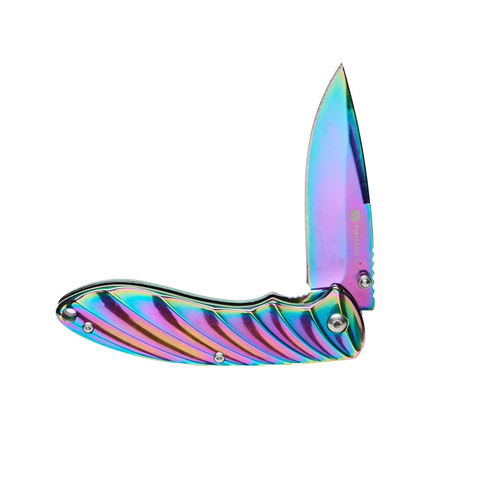 Twisted X Full Rainbow Clip Knife XK315