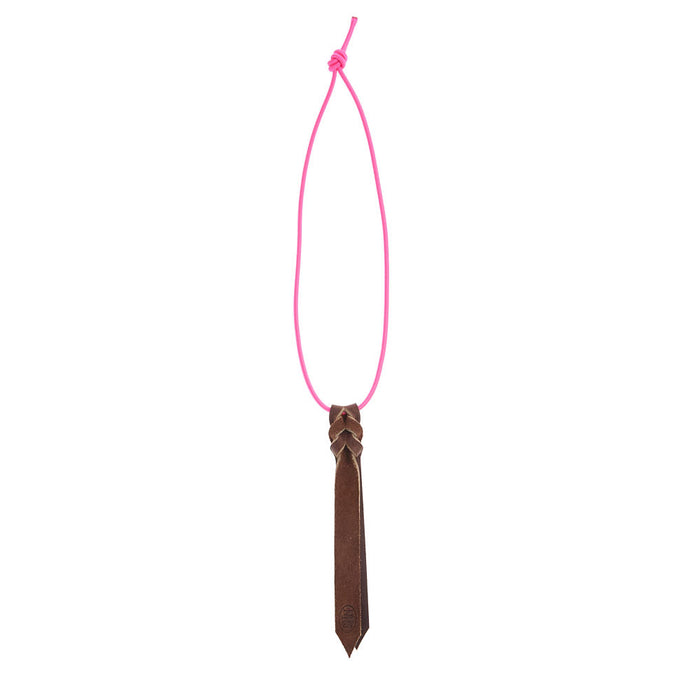 Neon Pink Blood Knot Rope Bungee Strap