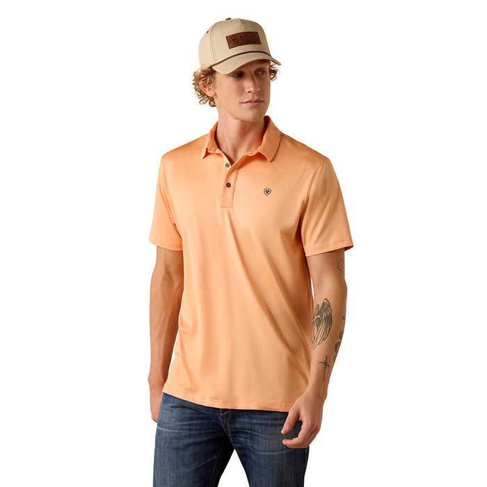 Men's Cantaloupe Fitted Charger 2.0 Polo