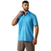 Men's Ibeza Blue Print Polo