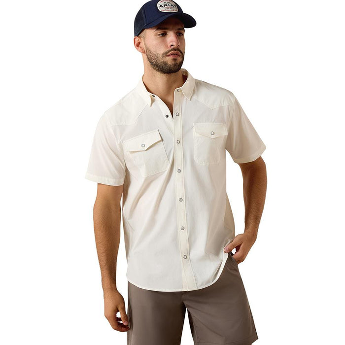 Men's White 4 Way Stretch VentTek Shirt