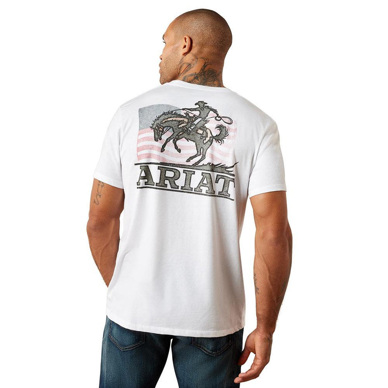 Men's Freedom Flow White Tee Shirt