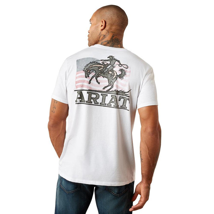Men's Freedom Flow White Tee Shirt