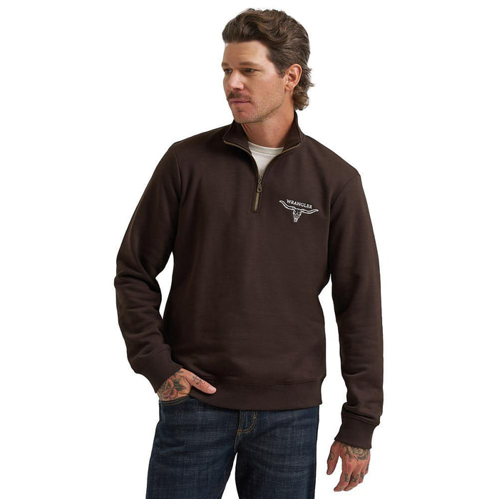 Men's Chocolate Torte 1/4 Zip Pullover
