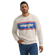 Men's Antique White Logo Pullover