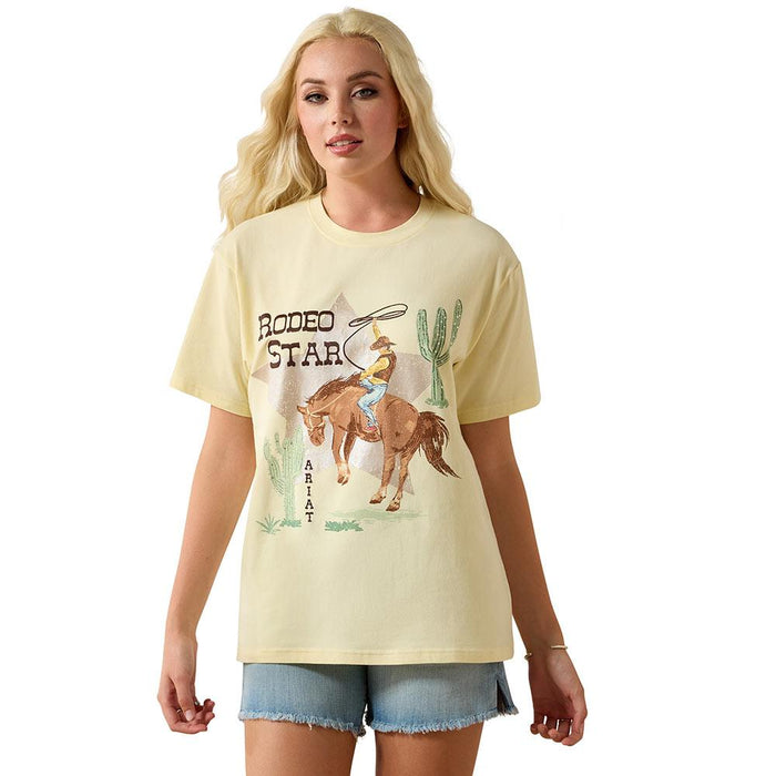 Women's Pear Sorbet Rodeo Star Tee Shirt
