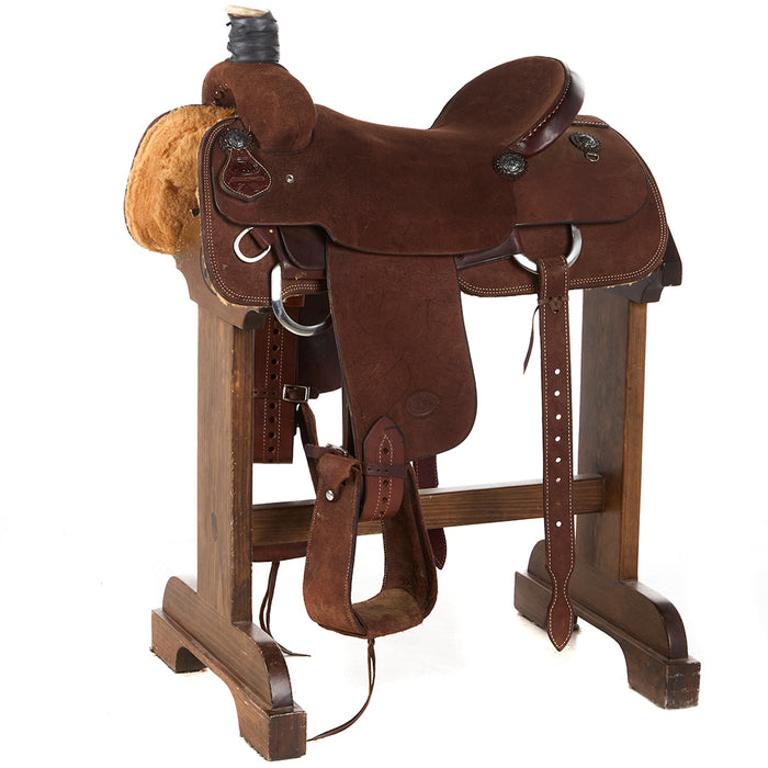 Used 17 in Chocolate Roughout Team Roper