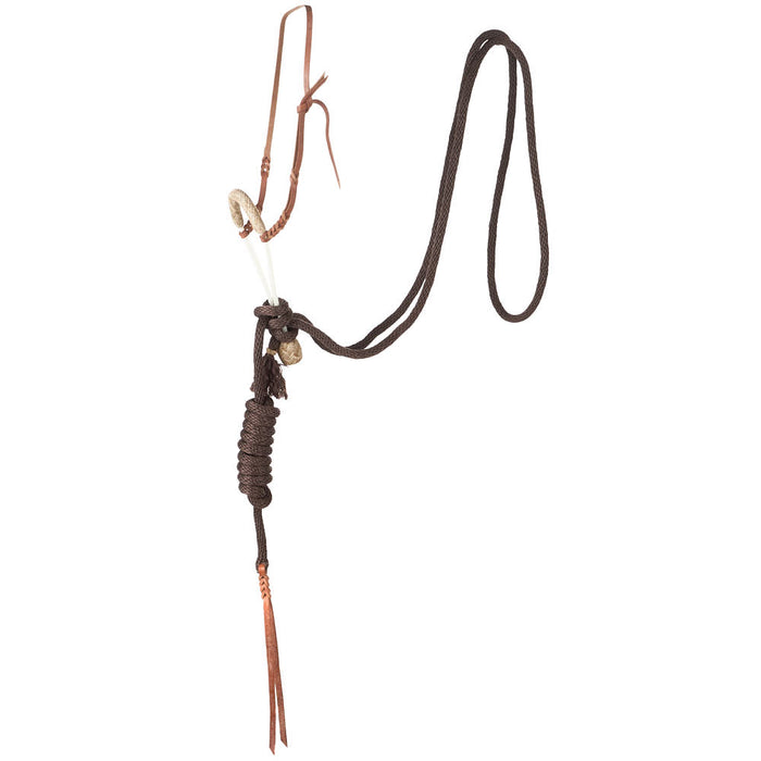 Hand Braided Rawhide Rope Loping Hackamore