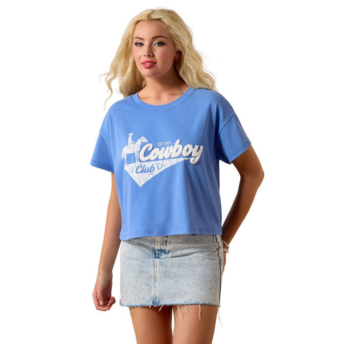 Women's Ultramarine Cowboy Club Tee Shirt