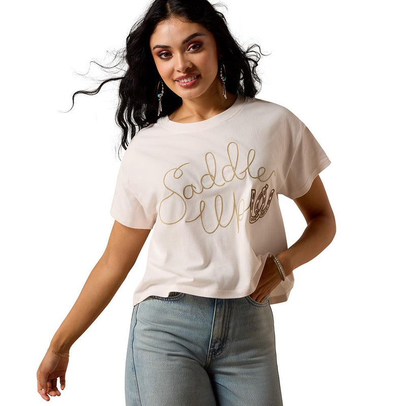 Women's Sea Salt Saddle Up Tee Shirt