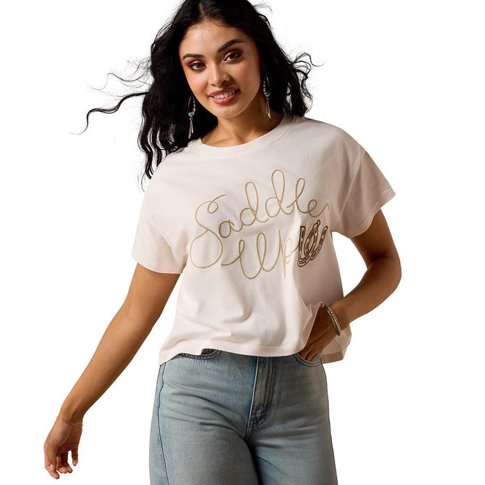 Women's Sea Salt Saddle Up Tee Shirt