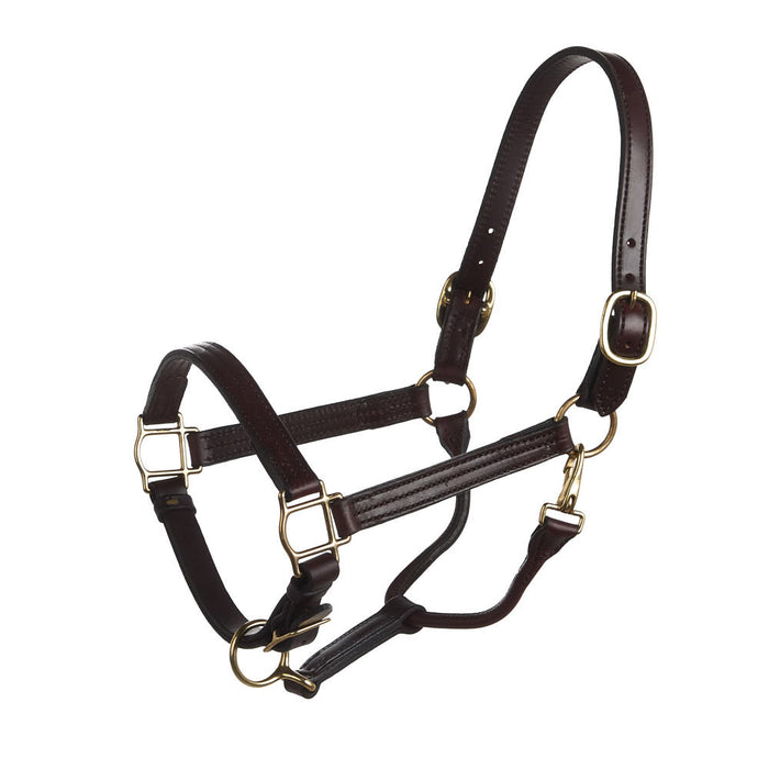 Triple Stitched 1in Track Halter with Adjustable Chin