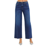 Women's Dark Ankle Wide Jean
