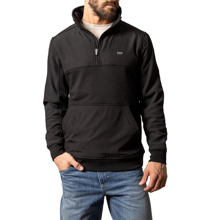 Men's La Rue Black 1/4 Zip Pullover