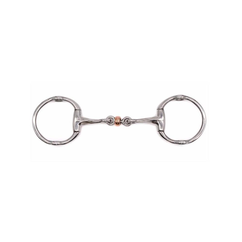 Twisted Copper Roller Fixed Gag 5in
