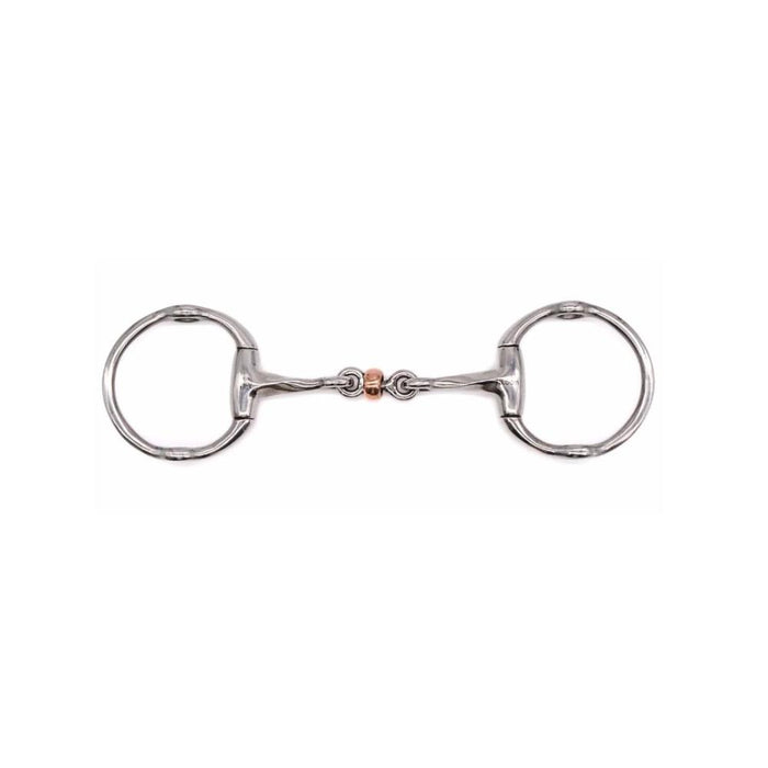Twisted Copper Roller Fixed Gag 5in