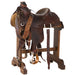 Used 14in Roughout Padded Seat Team Roper