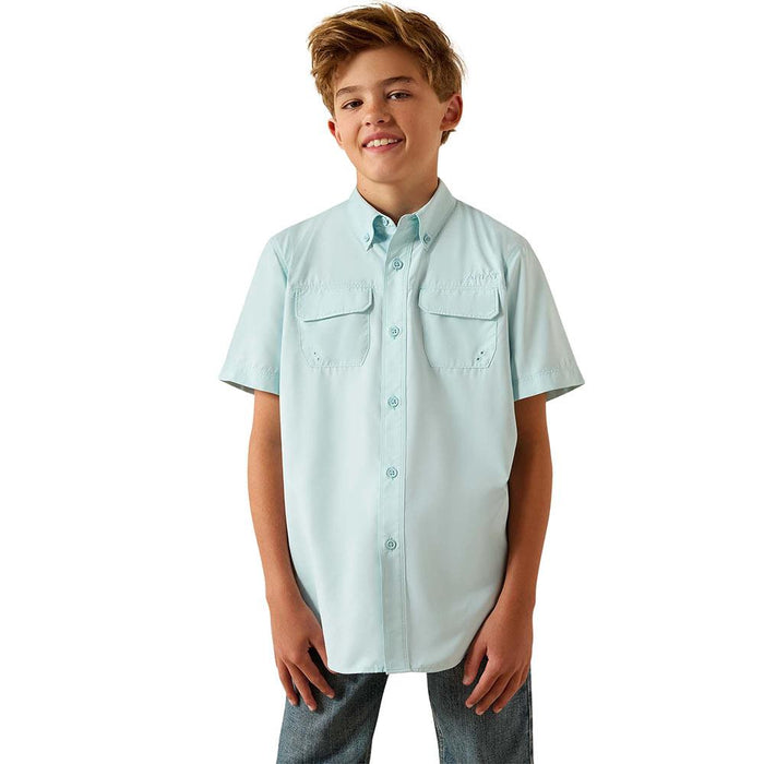 Boy's Blue Glow Vent Tek Outbound Shirt