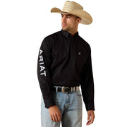 Men's Team Logo Black & Grey Shirt