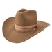 Enigma Pecan 4in Brim Precreased Hat
