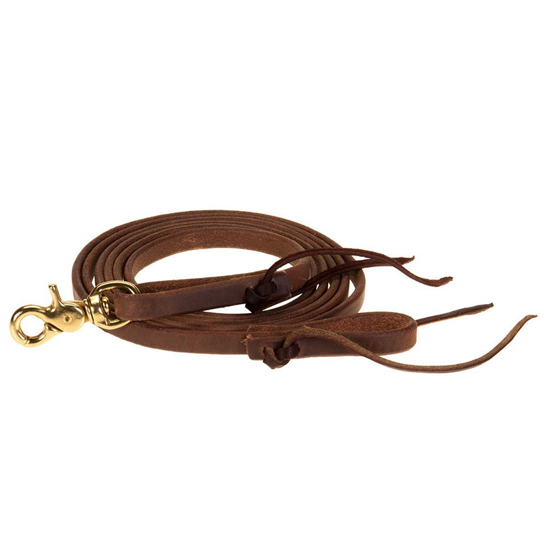 1/2in Heavy Oiled Harness Roping Rein