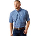 Men's Wrinkle Free Ensign Blue Geo Print Shirt