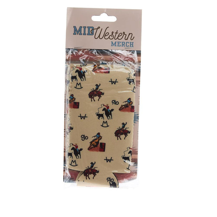 Vintage Cowboy Tall Coozie