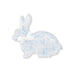 Laying Down Toile Bunny Sitter