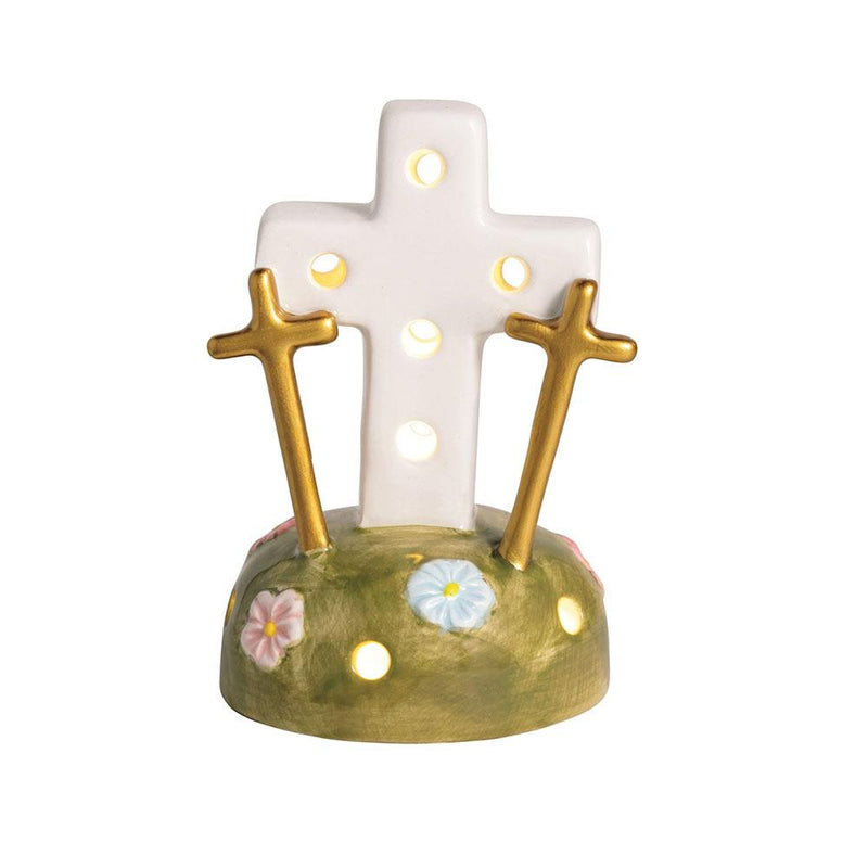 Three Crosses Light Up Sitter