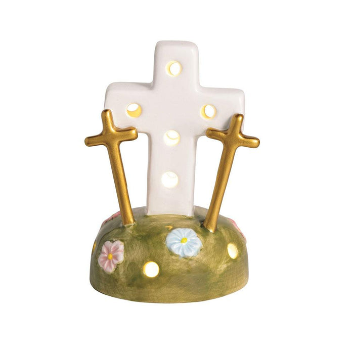 Three Crosses Light Up Sitter