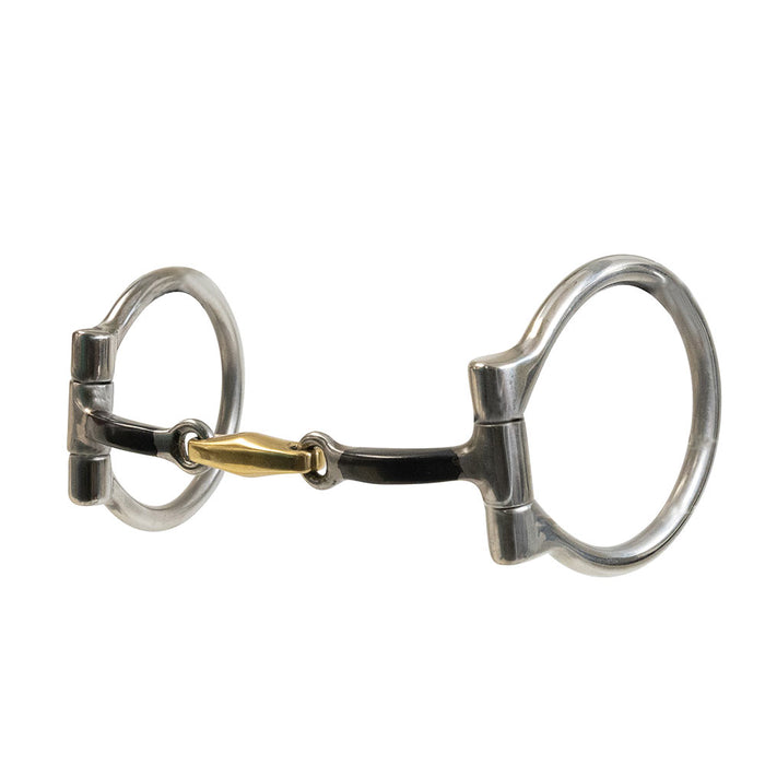 Equisential D Ring 3-Piece Square Bar Snaffle Bit