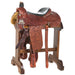 Used 15.5in Floral with Ostrich Seat Team Roper