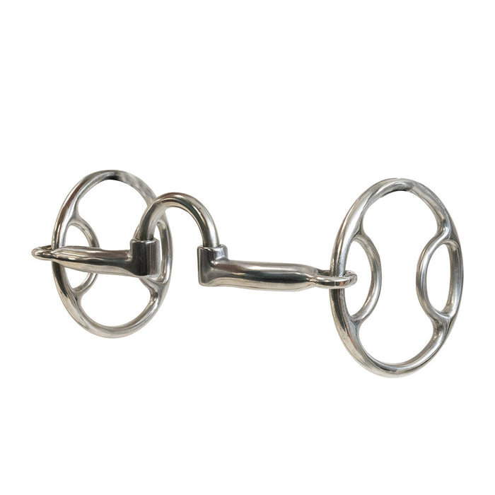 Equisential Correction Port Locked O Ring Snaffle Gag Bit