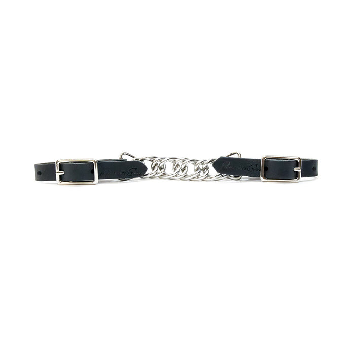Black Flat Link Curb Chain