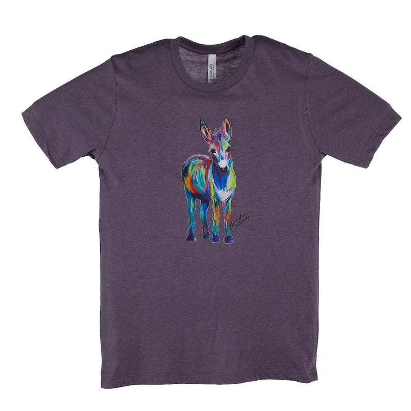 Women's Purple Donkey Tee Shirt