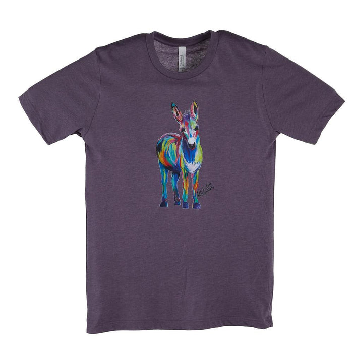 Women's Purple Donkey Tee Shirt