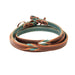 Emerald Burgundy Twist Roping Reins